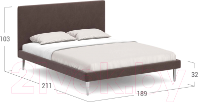 Двуспальная кровать Moon Family 1256/MF007533