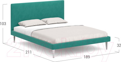 Двуспальная кровать Moon Family 1256/MF007553