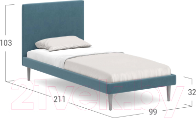 Односпальная кровать Moon Trade 1256/MF007549