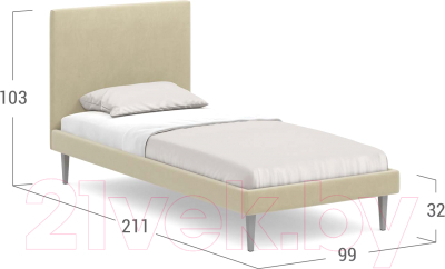 Односпальная кровать Moon Trade 1256/MF007514