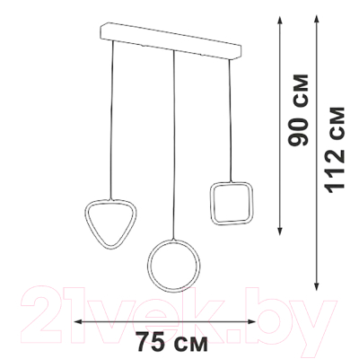 Люстра Vitaluce V3048-1/3S 