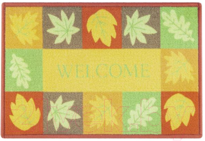 Коврик грязезащитный SunStep Fresh Листопад 40x60 / 35-105 - фото