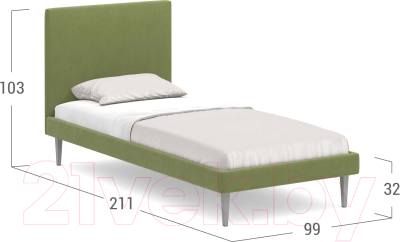 Односпальная кровать Moon Trade 1256/MF007559