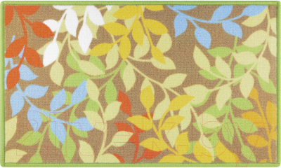 Коврик грязезащитный SunStep Fresh Листики 45x75 / 35-109 - фото