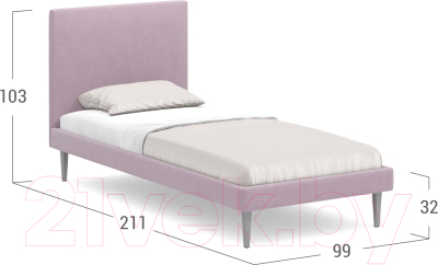 Односпальная кровать Moon Trade 1256/MF007564