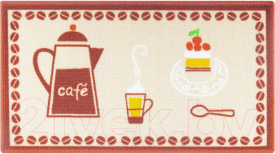 Коврик грязезащитный SunStep Fresh Кофейный десерт 45x80 / 35-121 - фото