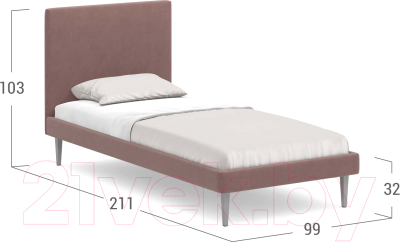 Односпальная кровать Moon Trade 1256/MF007604