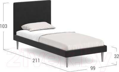 Односпальная кровать Moon Trade 1256/MF007529