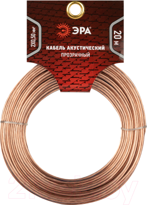 Кабель ЭРА Акустический 2x0.5мм2 / Б0059296 - фото