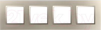 Рамка для выключателей и розеток ЭРА Elegance 14-5014-03 Classic / Б0060589 - фото