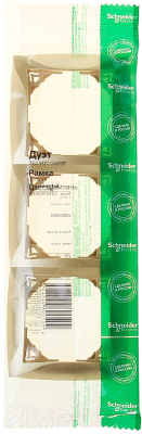 Рамка для выключателей и розеток Schneider Electric Дуэт WDE000403