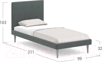 Односпальная кровать Moon Trade 1256/MF007579