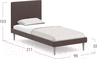 Односпальная кровать Moon Trade 1256/MF007534