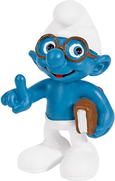 Фигурка коллекционная Schleich Гномик умный с книгой / 20734 - фото