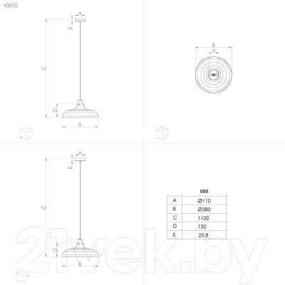 Потолочный светильник Eglo Matlock 43825
