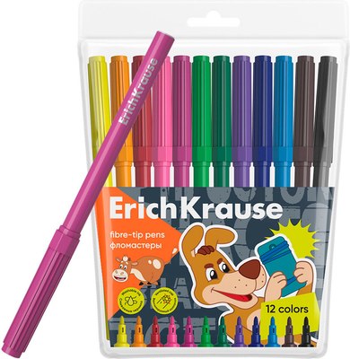 Фломастеры Erich Krause Простоквашино / 61065 - фото