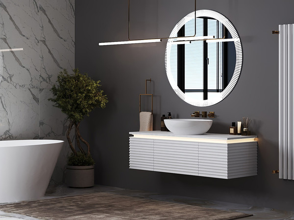 Тумба под умывальник Belux Дубай НП 132 - фото