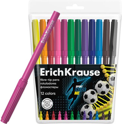 Фломастеры Erich Krause Sport DNA / 61811 - фото
