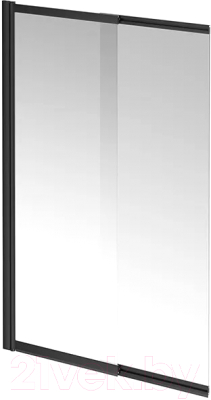 Стеклянная шторка для ванны Kerama Marazzi Vetro VE.100.BSD.BLK.M - фото