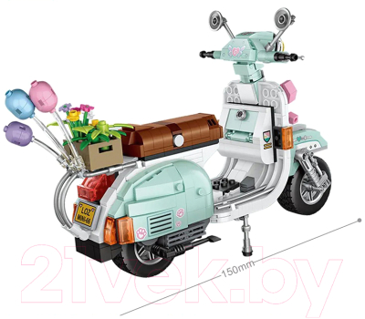 Конструктор LOZ Мотоскутер / 1117_MK 