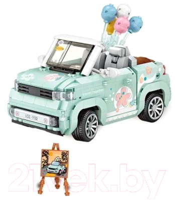 Конструктор LOZ Мини-кабриолет с шариками / 1132_MK - фото
