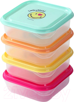 Набор контейнеров Miniso SmileyWorld Collection 4966 - фото