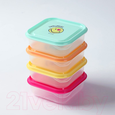 Набор контейнеров Miniso SmileyWorld Collection 4966