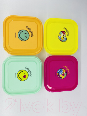 Набор контейнеров Miniso SmileyWorld Collection 4966