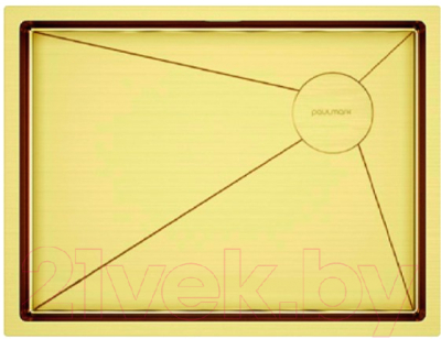 Мойка кухонная Paulmark PM885844-BG - фото