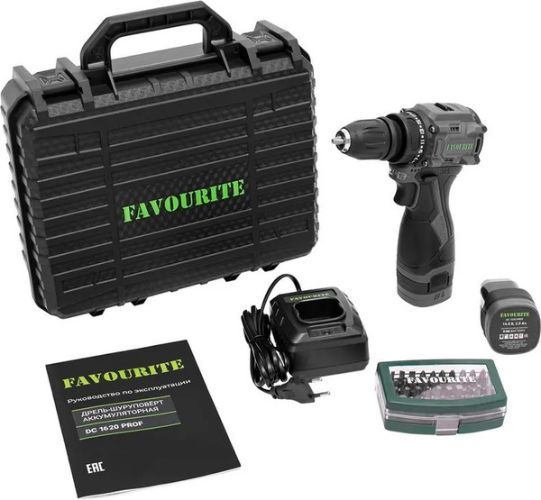 Аккумуляторная дрель-шуруповерт Favourite DC 1620 PROF