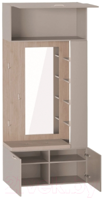 Секция в прихожую Мебельград Джерси с зеркалом