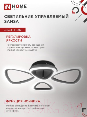 Потолочный светильник INhome Elegant Sansa-B / 4690612043333