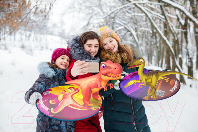 Санки-ледянка Mega Toys Компсогнат / 19312