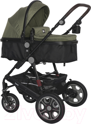 Детская универсальная коляска Lorelli Lora 2 в 1 Loden Green / 10021272383 - фото