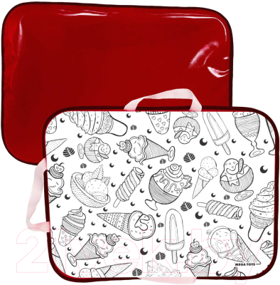 Санки-ледянка Mega Toys Раскраска / 23911 - фото