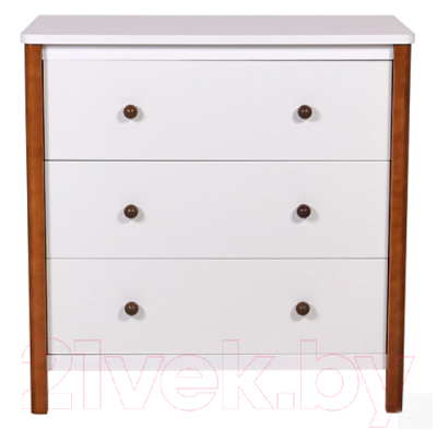 Комод Polini Kids Simple 3501 / 0002769.165 (белый/дуб крафт)