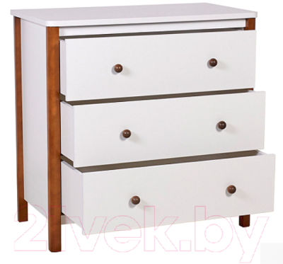Комод Polini Kids Simple 3501 / 0002769.165 (белый/дуб крафт)