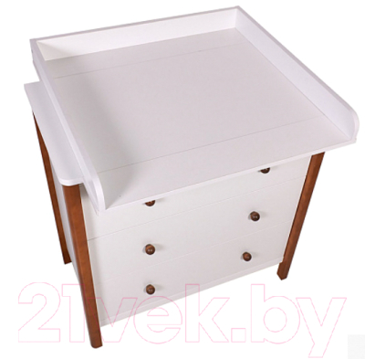 Комод Polini Kids Simple 3501 / 0002769.165 (белый/дуб крафт)