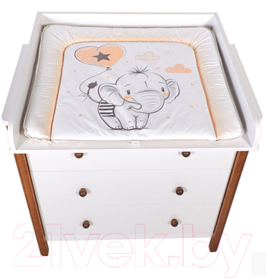 Комод Polini Kids Simple 3501 / 0002769.165 (белый/дуб крафт)