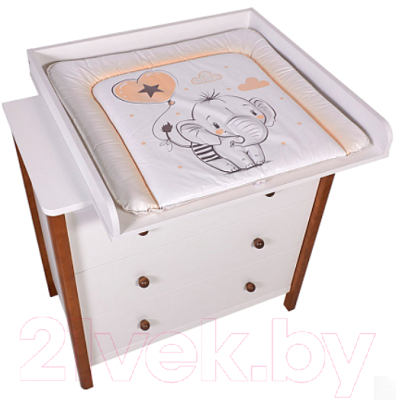 Комод Polini Kids Simple 3501 / 0002769.165 (белый/дуб крафт)