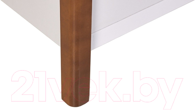 Шкаф Polini Kids Simple двухсекционный с ящиками / 0002770.165