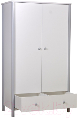 Шкаф Polini Kids Simple двухсекционный с ящиками / 0002770.55