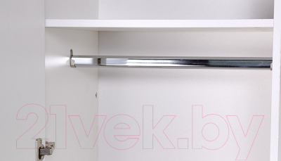 Шкаф Polini Kids Simple двухсекционный с ящиками / 0002770.55