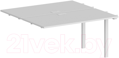 Стол-приставка Norden 120x123.8x75 / SG.211.WH.63.WH - фото