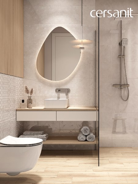 Умывальник Cersanit Crea 35 Square / 64753