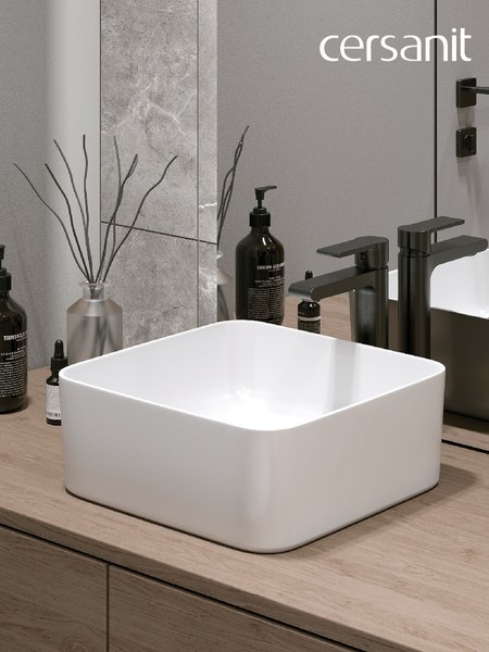 Умывальник Cersanit Crea 35 Square / 64753