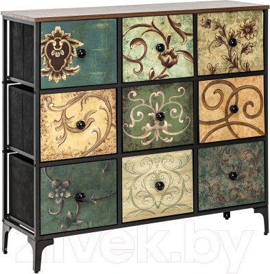 Комод Импэкс Leset Лунет 9 ящиков - фото