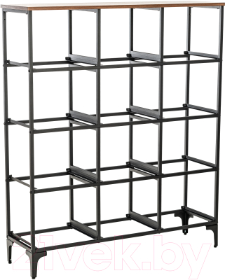 Комод Импэкс Leset Лунет 12 ящиков (черный/мульти зеленый)