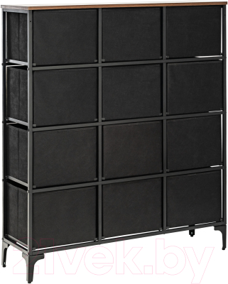 Комод Импэкс Leset Лунет 12 ящиков (черный/мульти зеленый)