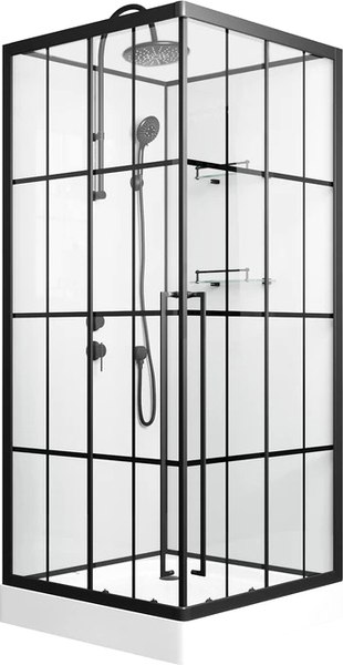 Душевая кабина Niagara Standart ST100/15QL/KL/BKT 100x100x215 - фото